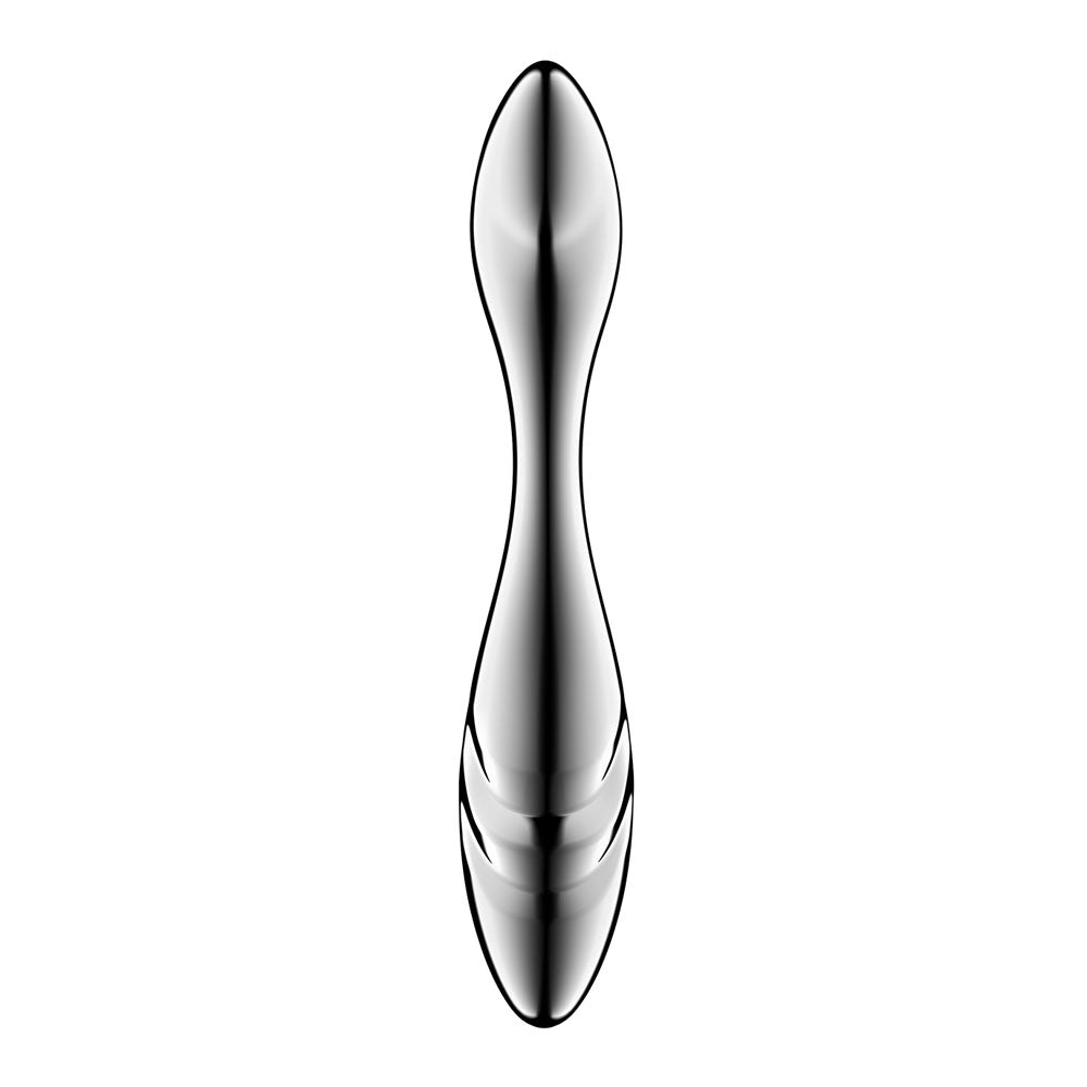 Satisfyer Pure Gravity 3 - Chrome Steel 21 cm Dildo-4067018