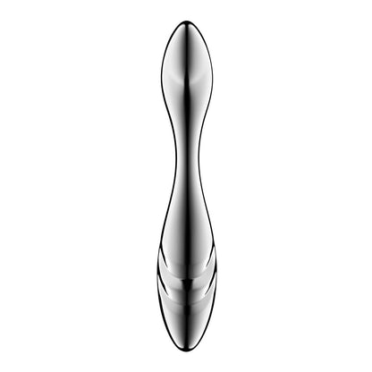 Satisfyer Pure Gravity 3 - Chrome Steel 21 cm Dildo-4067018