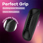 Satisfyer Perfect Grip - Black USB-C Rechargeable Vibrating Masturbator Sleeve - 4068640