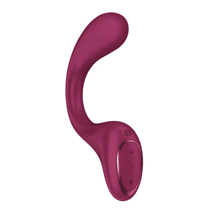 Satisfyer G For Goddess 2 - Wine Red - Wine Red 18.8 cm USB Rechargeable Vibrator with Clit Stim - 4080635