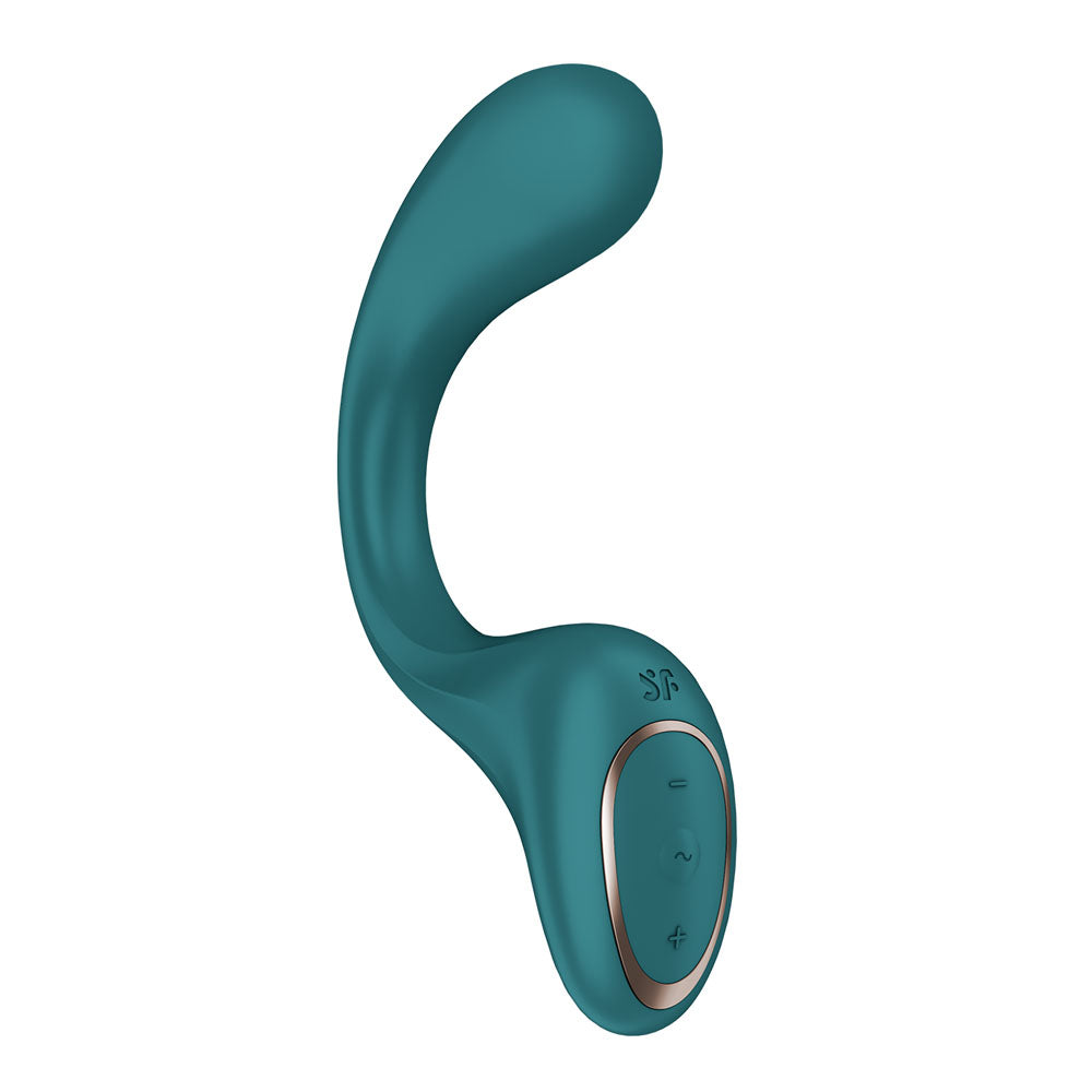 Satisfyer G For Goddess 2 - Bottle Green - Bottle Green 18.8 cm USB Rechargeable Vibrator with Clit Stim - 4080642