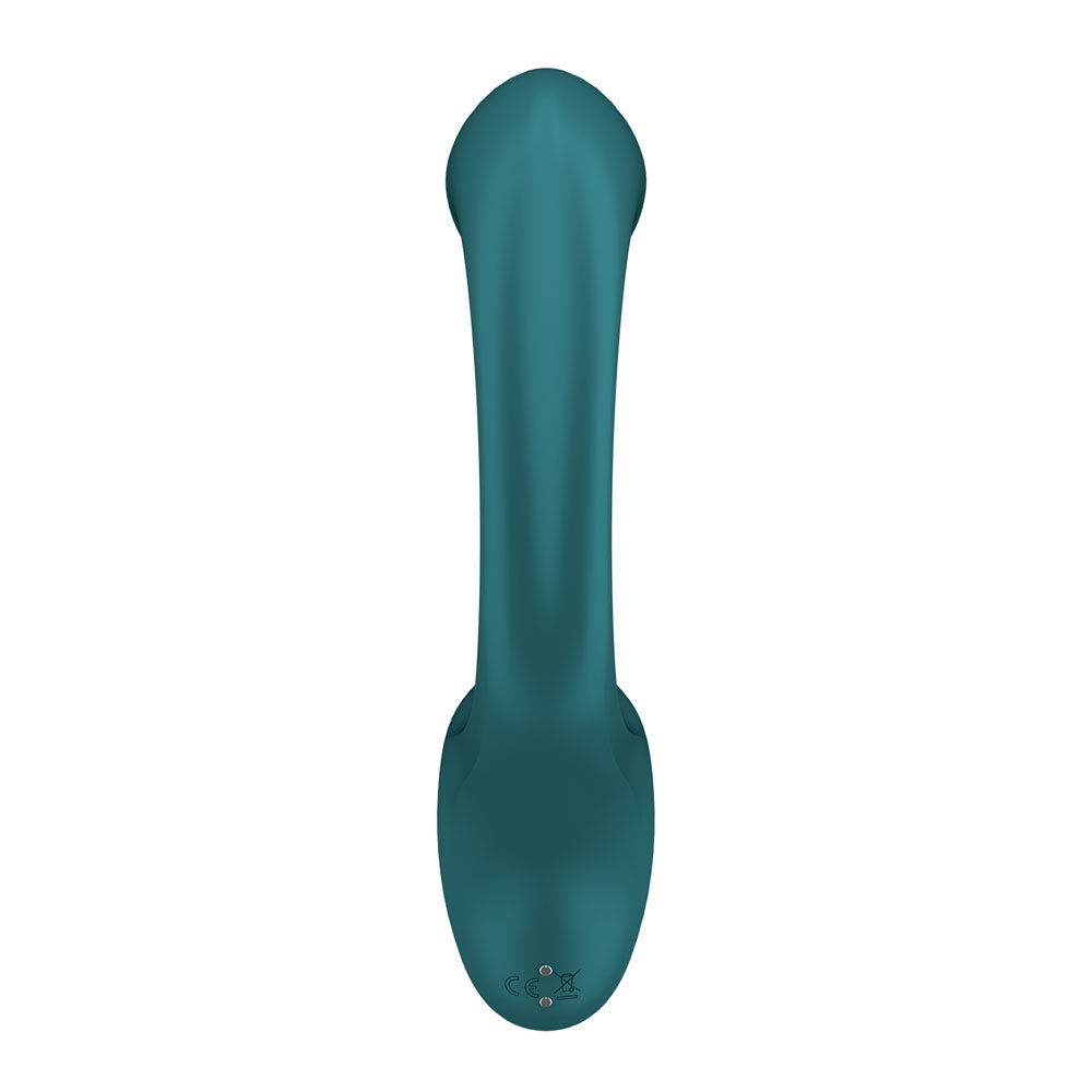 Satisfyer G For Goddess 2 - Bottle Green - Bottle Green 18.8 cm USB Rechargeable Vibrator with Clit Stim - 4080642