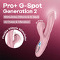 Satisfyer Pro + G-Spot - Pink - Rose Pink 22 cm USB-C Rechargeable Rabbit Vibrator with Touch-Free Clitoral Stimulator - 4082004