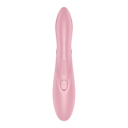 Satisfyer Pro + G-Spot - Pink - Rose Pink 22 cm USB-C Rechargeable Rabbit Vibrator with Touch-Free Clitoral Stimulator - 4082004