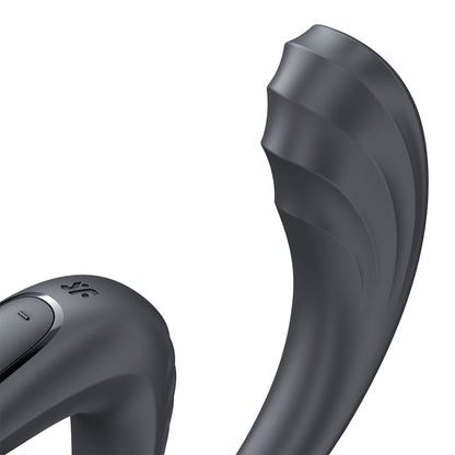 Satisfyer G For Goddess 3 - Grey - Grey 16 cm USB-C Rechargeable Vibrator with Clit Stim - 4082349