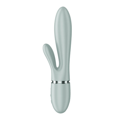 Satisfyer Pearl Bunny 2 - Green - Green 21.5 cm USB-C Rechargeable Rabbit Vibrator - 4082813