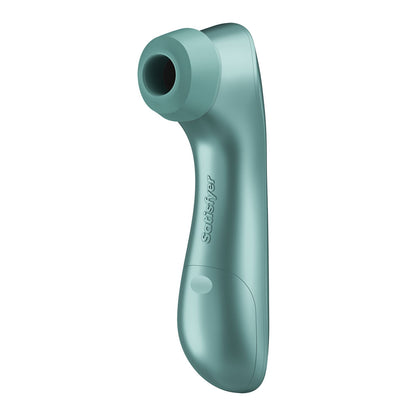 Satisfyer Pro 2+ Battery Series - Mint Green Air Pulse Clitoral Stimulator with Vibration - 4083582
