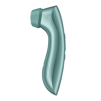 Satisfyer Pro 2+ Battery Series - Mint Green Air Pulse Clitoral Stimulator with Vibration - 4083582