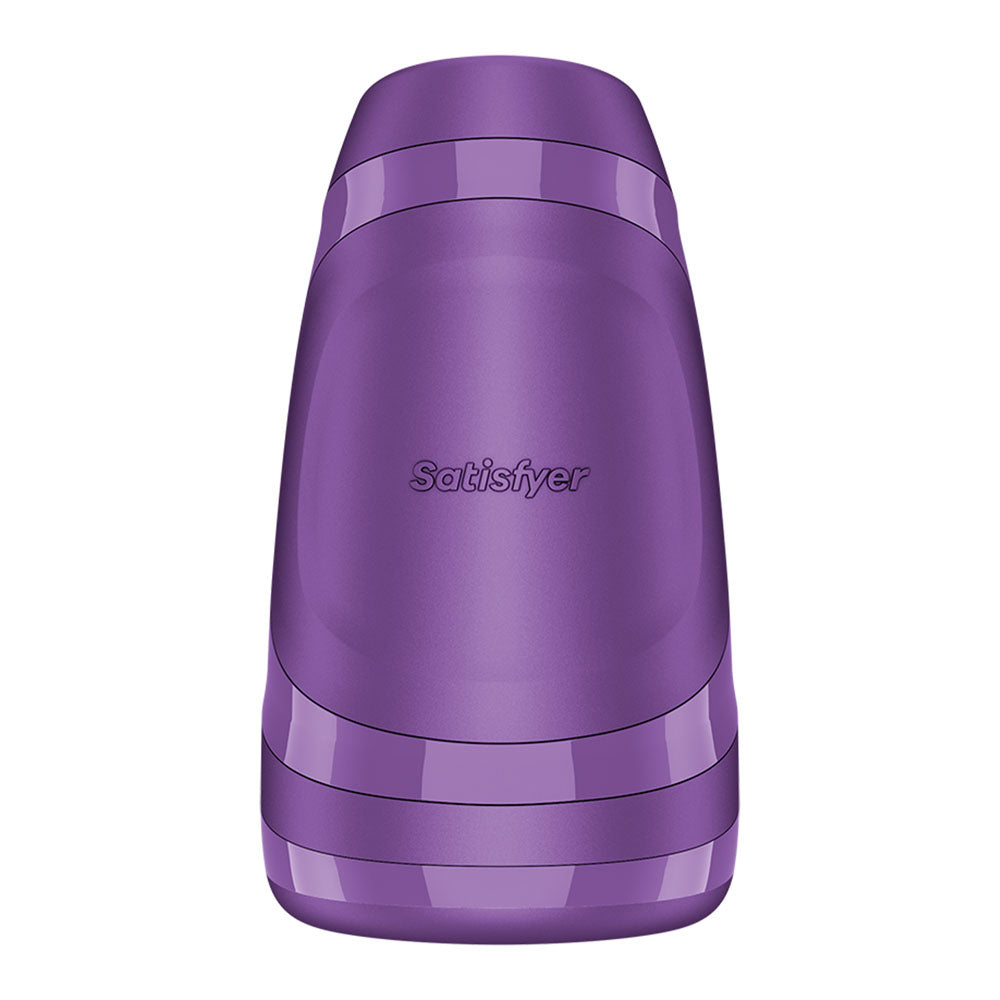 Satisfyer Men Heat Vibration - Battery Series - Purple Heating and Vibrating Masturbator - 4083803