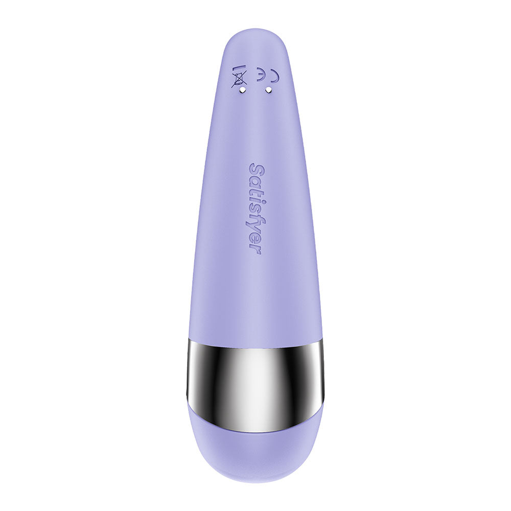 Satisfyer Pro 3+ Purple - Purple USB-Rechargeable Air Pulse Clitoral Stimulator with Vibration - 4083810