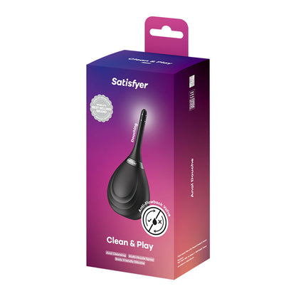 Satisfyer Clean & Play - Black Unisex Douche - 4083926