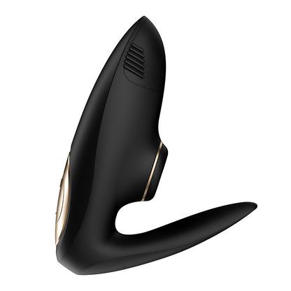 Satisfyer Pro 4 Couples - Battery Series - Black U-Shaped Couples Vibe with Air Pulsation - 4084022