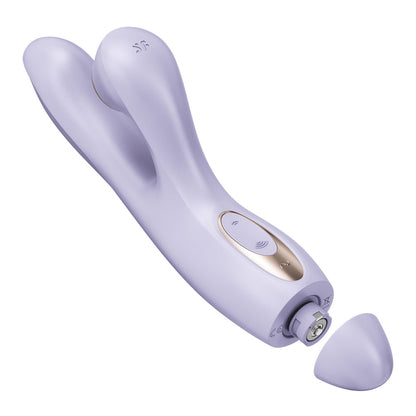 Satisfyer Pro + G-Spot - Battery Series - Lavender Vibrator with Air Pulse Clitoral Stimulator - 4084060