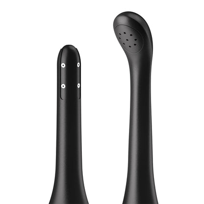Satisfyer Clean & Play 2-in-1 - Black Unisex Douche with 2 Nozzles - 4095110
