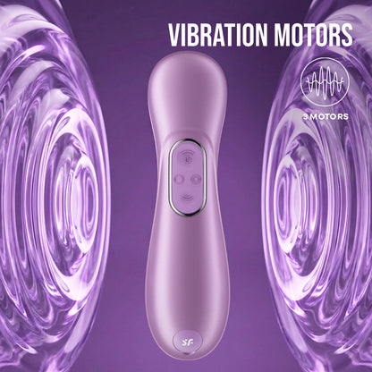 Satisfyer Pro 2 Generation 4 - Amethyst - Amethyst Touch-Free USB-C Rechargeable Clitoral Stimulator with App Control - 4095417