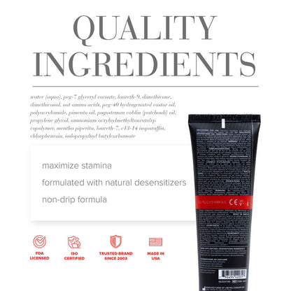 JO Prolonger Gel - 60 mL - Penis Desensitising Gel - 60 ml Tube-42031