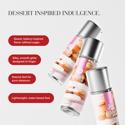 JO Bake Shoppe - Frosted Cupcake - Frosted Cupcake Flavoured Water Based Lubricant - 60 ml Bottle - 42052