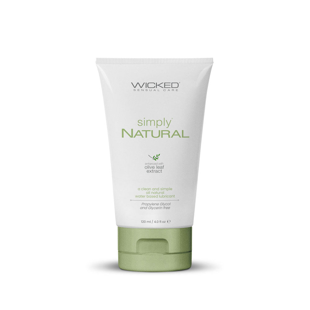 Wicked Simply Natural - Water Based Lubricant - 120 ml (4 oz) Bottle - 91404