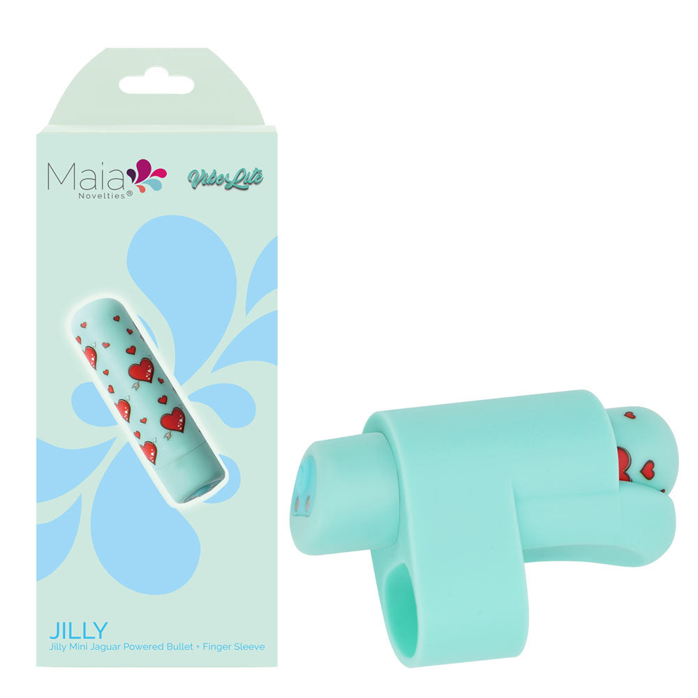 Maia JILLY - Teal - Teal USB Rechargeable Powerful Finger Stimulator - AF-MA24-16