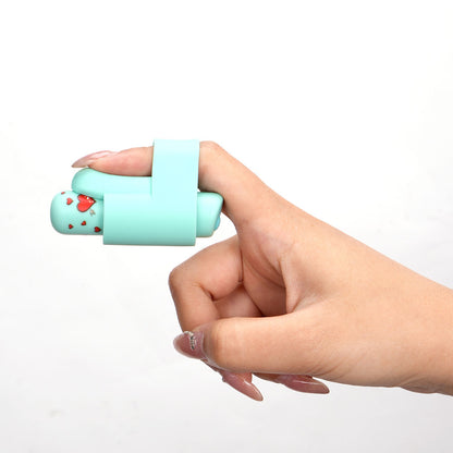 Maia JILLY - Teal - Teal USB Rechargeable Powerful Finger Stimulator - AF-MA24-16