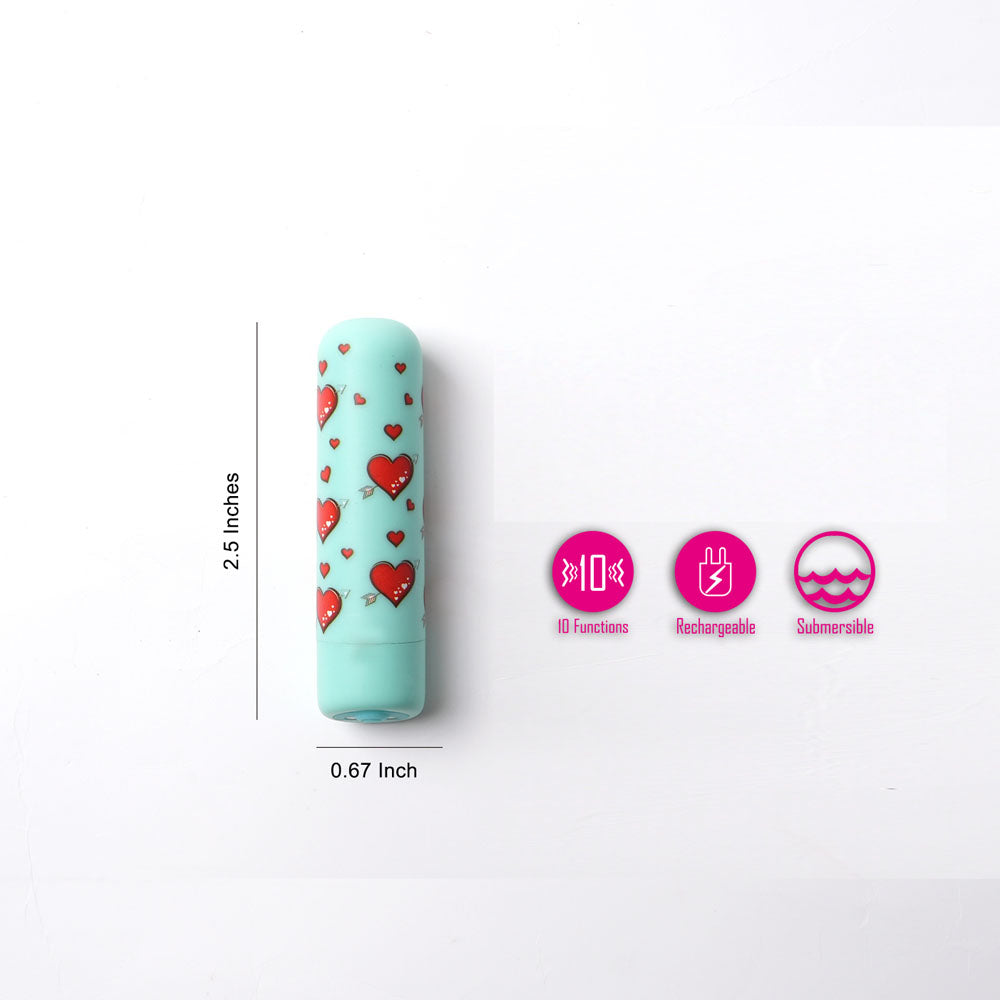 Maia JILLY - Teal - Teal USB Rechargeable Powerful Finger Stimulator - AF-MA24-16