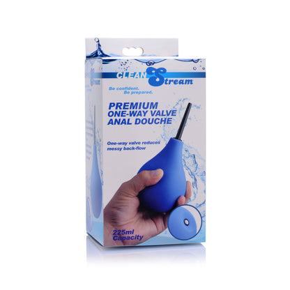 CleanStream Premium One-Way Valve Anal Douche - Blue Unisex Douche-AF196