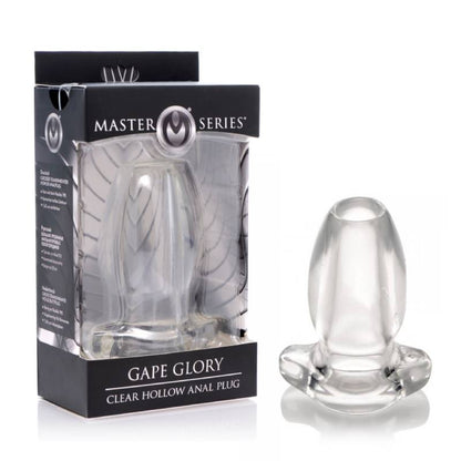 Master Series Gape Glory - Large Clear Hollow Anal Plug
