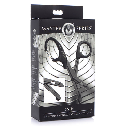 Master Series Snip - Heavy Duty Black Bondage Scissors