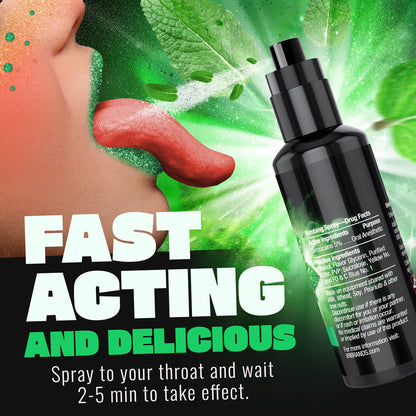 Good Blow Deep Throat Spray - Spearmint - Spearmint Flavoured Numbing Spray - 59 ml Spray-AH588-SPEAR