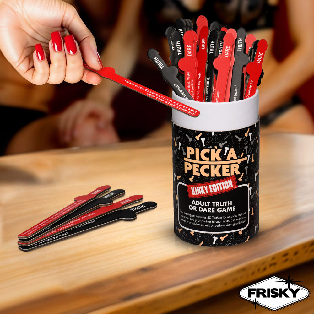 Frisky Pick A Pecker - Kinky Edition - Adult Truth Or Dare Game-AH691