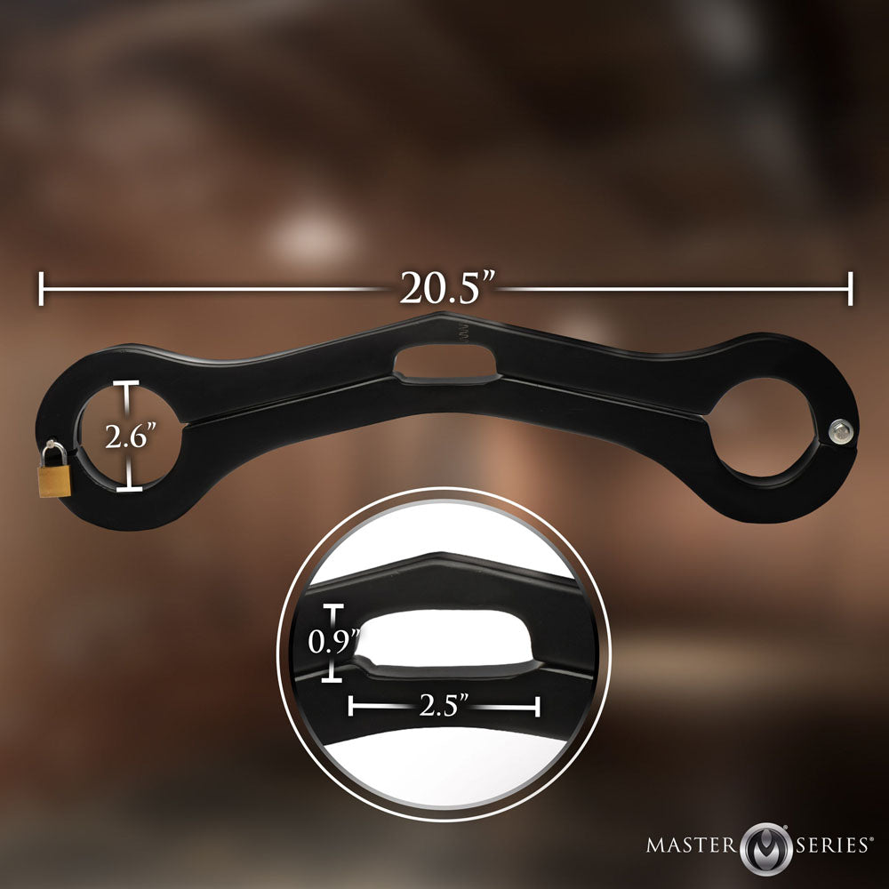 Master Series Punished - Balls To Wrist Humbler Restraint-AH749