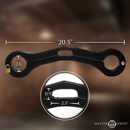 Master Series Punished - Balls To Wrist Humbler Restraint-AH749