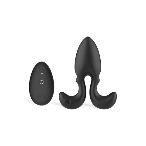 Adam & Eve OMEGA Vibrating Plug - 10 cm USB Rechargeable Vibrating Butt Plug