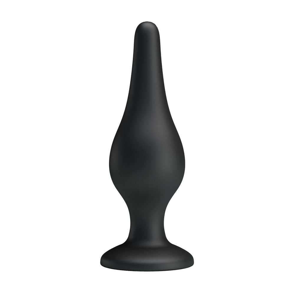 Party Up JEFFREY Butt Plug - Black 14 cm Butt Plug-BI-014459-PU