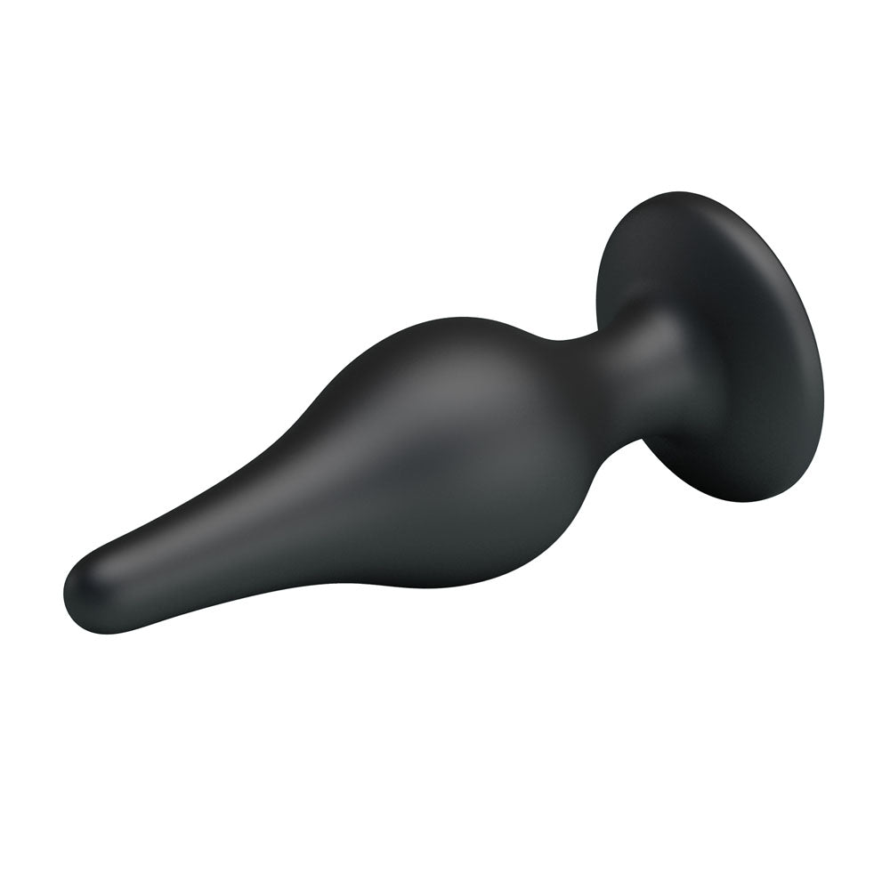 Party Up JEFFREY Butt Plug - Black 14 cm Butt Plug-BI-014459-PU