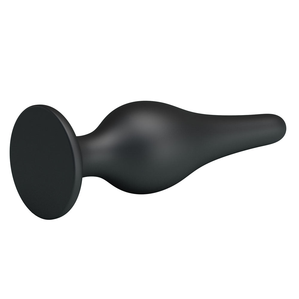 Party Up JEFFREY Butt Plug - Black 14 cm Butt Plug-BI-014459-PU