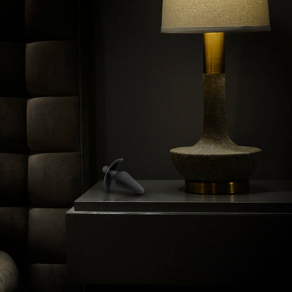 Anal Adventures Platinum Vibrating Plug - Black 12.7 cm (5) Vibrating Butt Plug