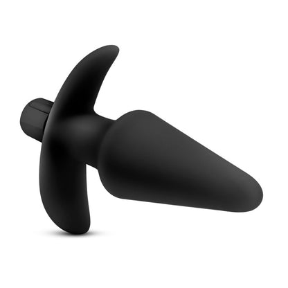 Anal Adventures Platinum Vibrating Plug - Black 12.7 cm (5) Vibrating Butt Plug