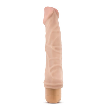 Dr. Skin Cock Vibe 6 - 8.5 Inch Flesh Vibrating Dong 21.6 cm