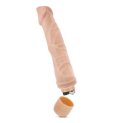 Dr. Skin Cock Vibe 6 - 8.5 Inch Flesh Vibrating Dong 21.6 cm
