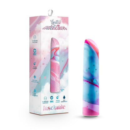 Limited Addiction Fascinate Power Vibe - Peach 10.2 cm USB Rechargeable Bullet
