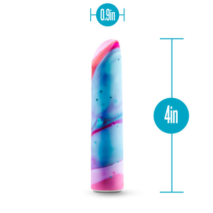 Limited Addiction Fascinate Power Vibe - Peach 10.2 cm USB Rechargeable Bullet
