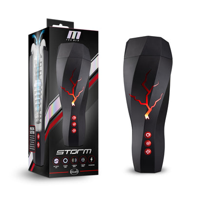 M For Men - Storm - USB Rechargeable Milking & Vibrating Stroker