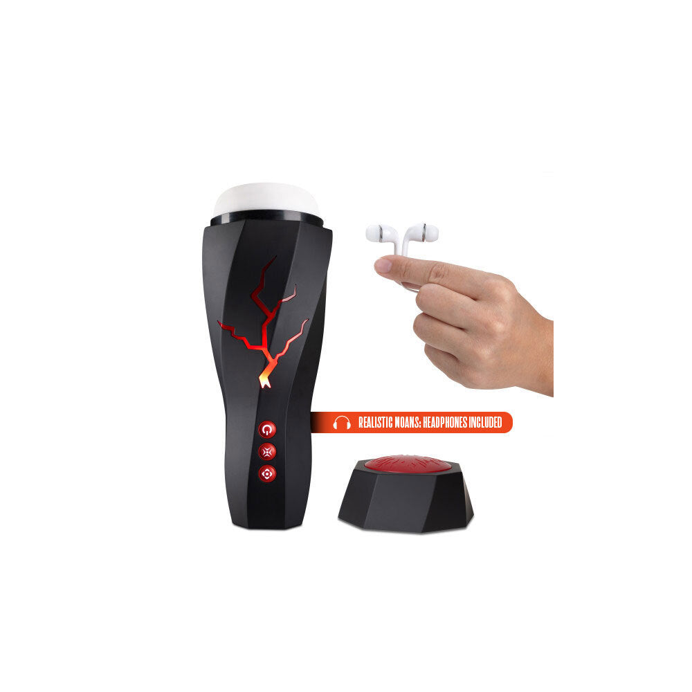 M For Men - Storm - USB Rechargeable Milking & Vibrating Stroker