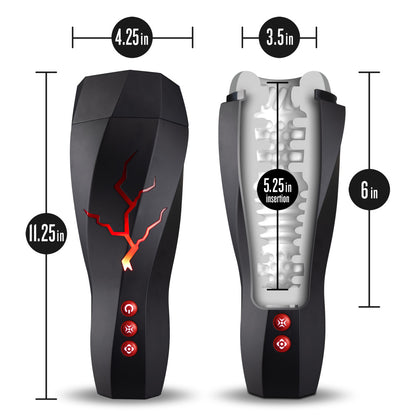 M For Men - Storm - USB Rechargeable Milking & Vibrating Stroker