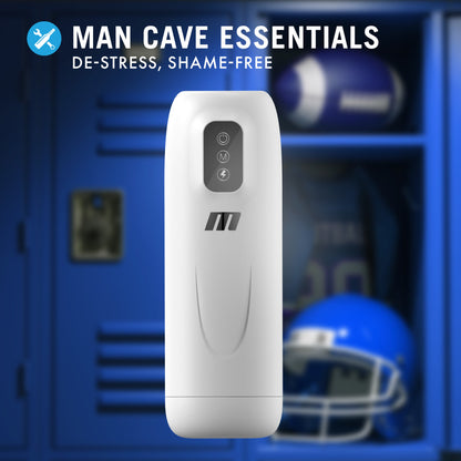 M For Men Robo-Bator - White USB Rechargeable Vibrating Stroker