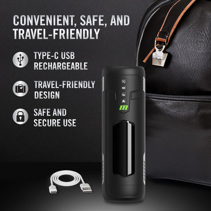 M For Men - Master Blaster - USB Rechargeable Vibrating & Sucking Stroker