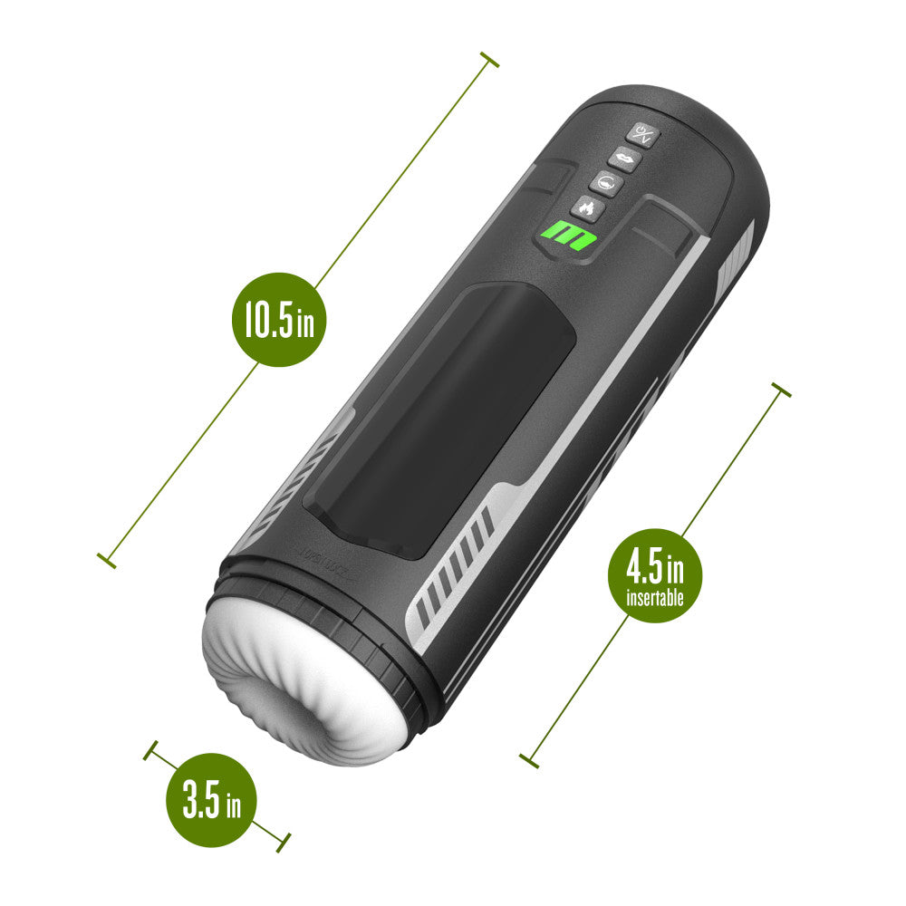 M For Men - Master Blaster - USB Rechargeable Vibrating & Sucking Stroker