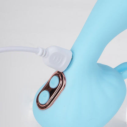 Maia AVERI - Blue - Blue USB Rechargeable Vibrator-BO-25-02-BLUE