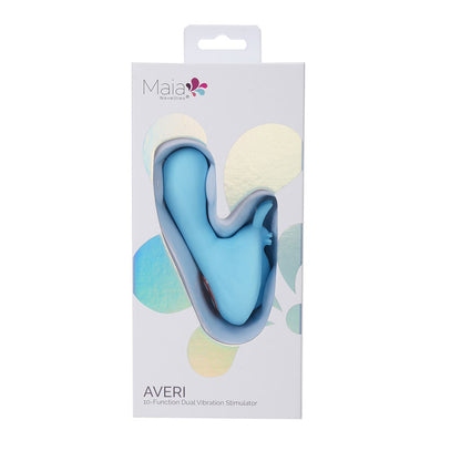 Maia AVERI - Blue - Blue USB Rechargeable Vibrator-BO-25-02-BLUE